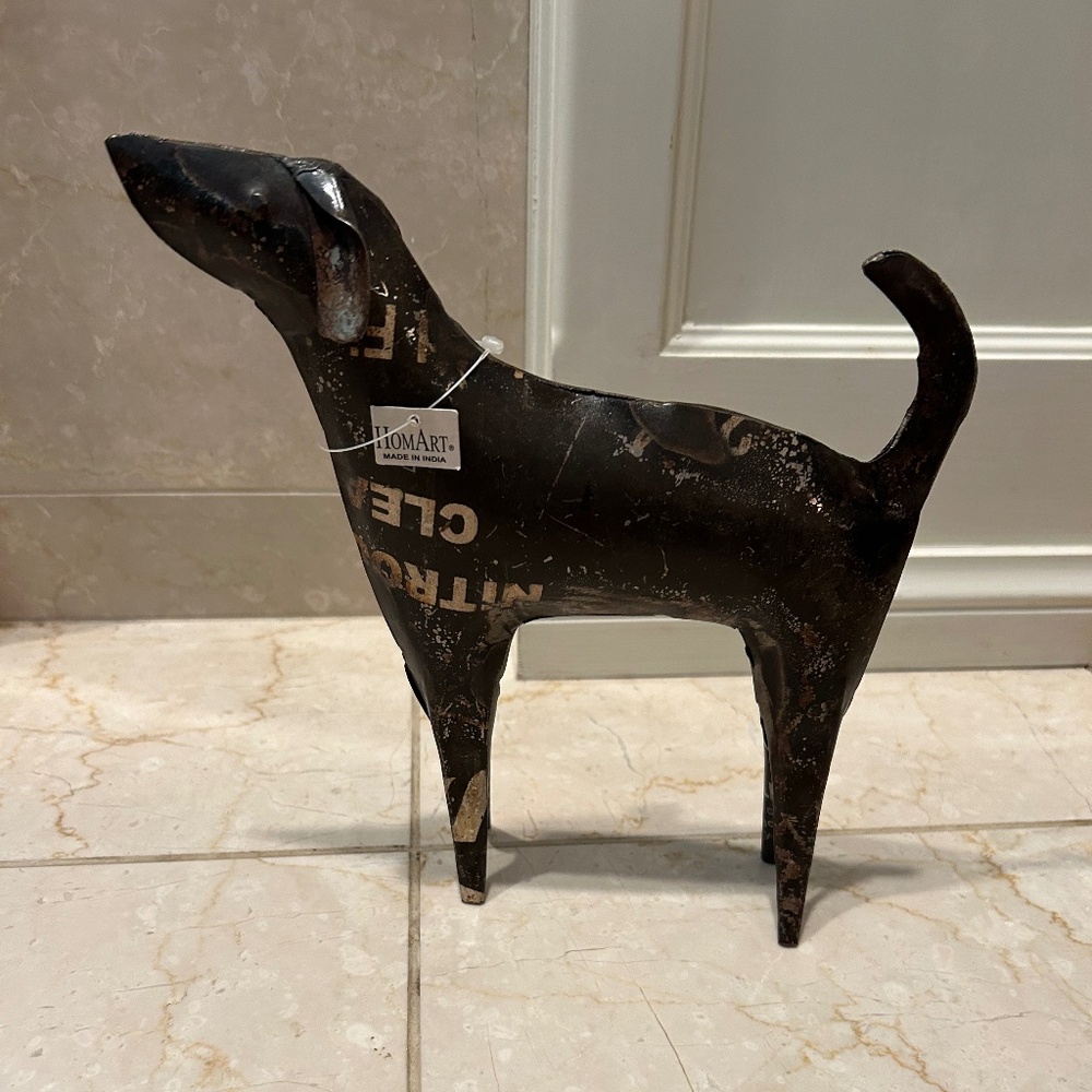 HomArt Metal Dog Figurine